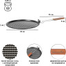 Сковорода-гриль антипригарная GREEN GLADE 7402